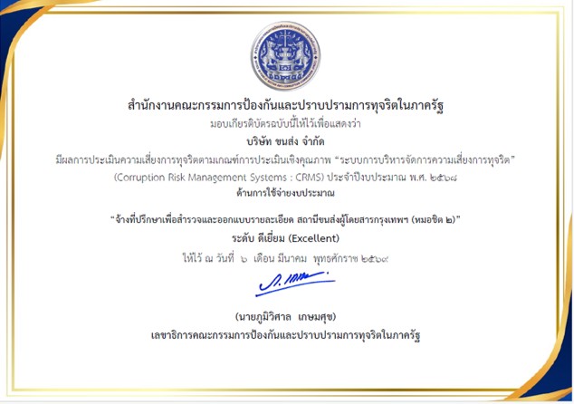 ผลการประเมินความเสี่ยงการทุจริต-2568